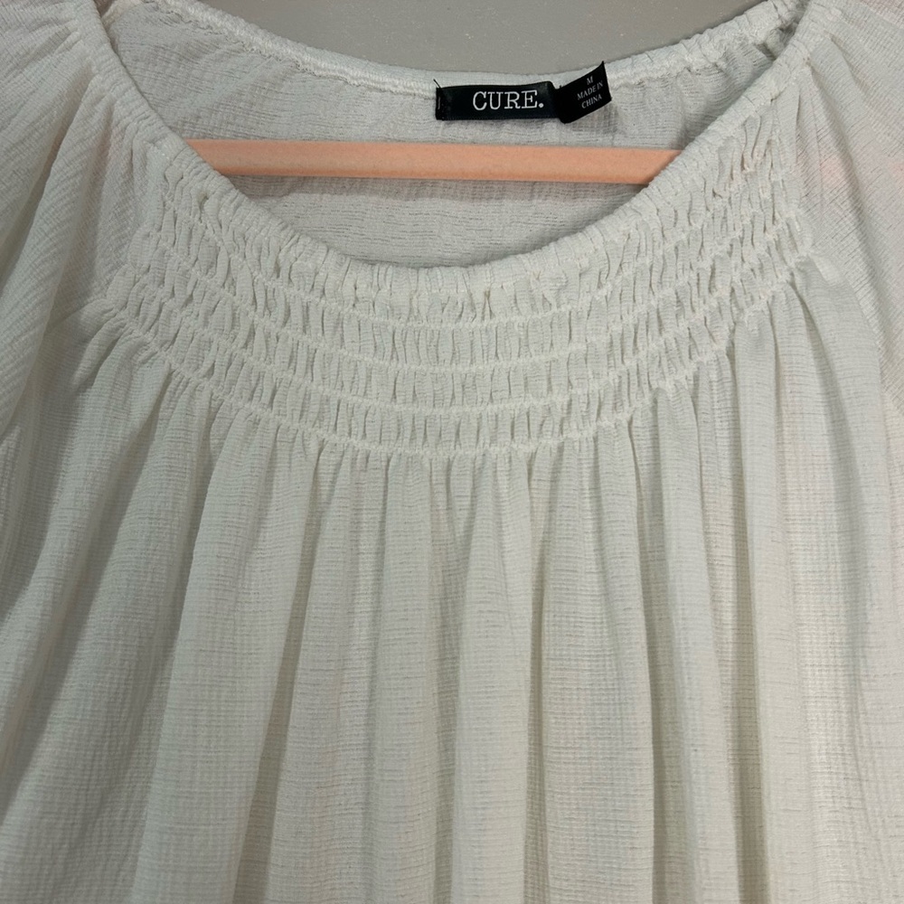 White Women's Cure Top, M - Picture 5 of 7
